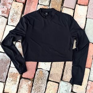 SHEIN crop long sleeve top XL